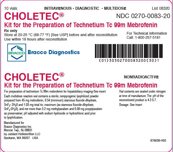 Choletec: Package Insert / Prescribing Information